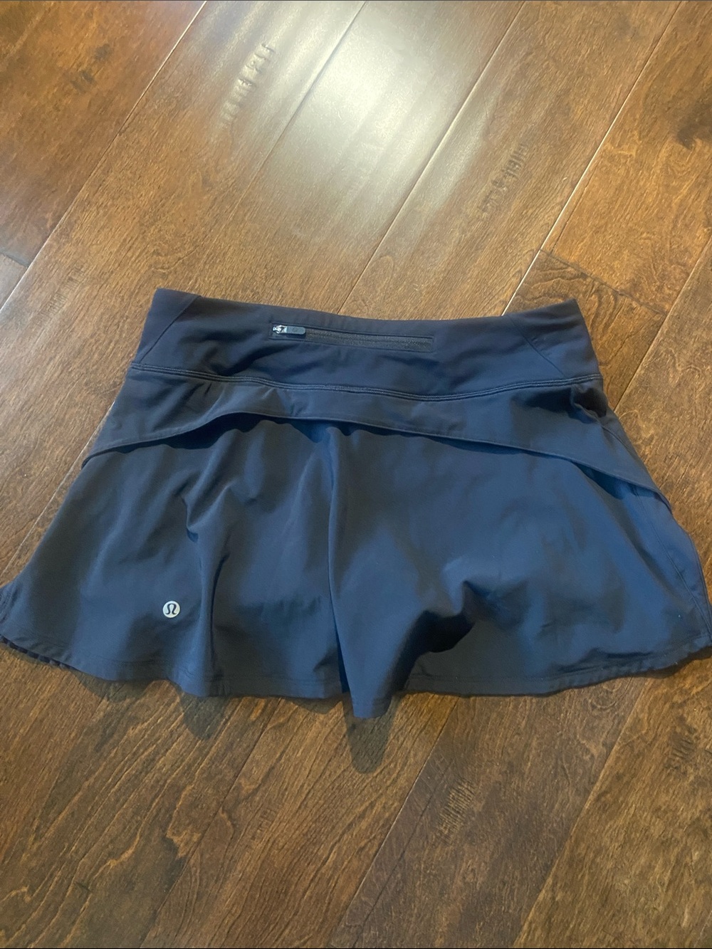Lululemon Skirt Womens 6 Black Play Off The Pleats Skirt  Skort Lined Shorts